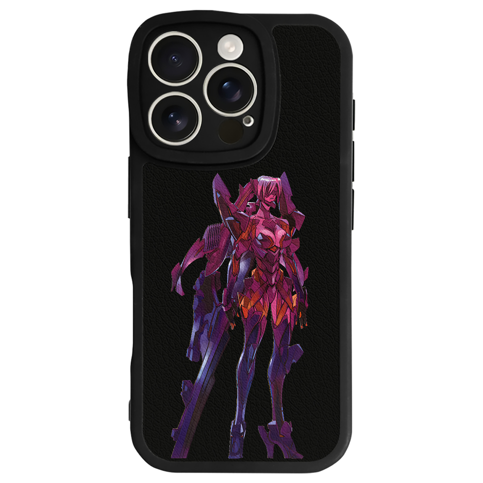（画像用） EVA 新世紀エヴァンゲリオン 【iPhone 16シリーズ対応】シリコンスマホケース（レザー調） 材質：シリコン